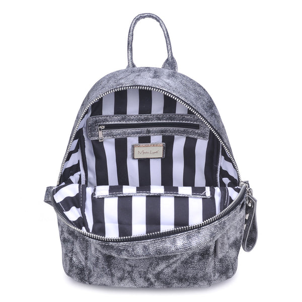 Luxe Checkered Mini Backpack