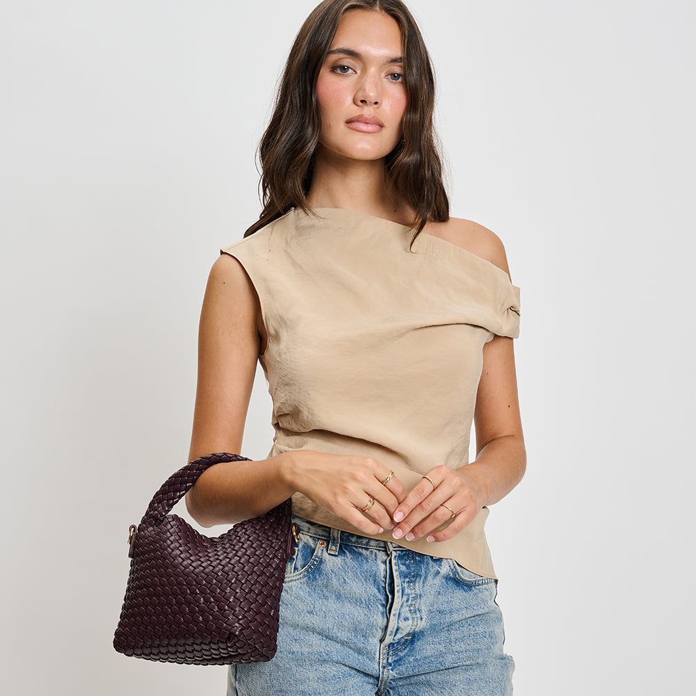 Woman With Moda Luxe Jessamine Crossbody View 1 | Espresso