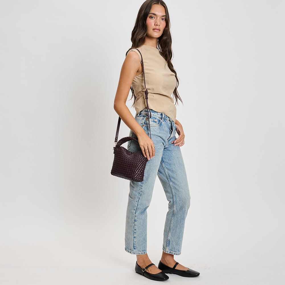 Woman With Moda Luxe Jessamine Crossbody View 3 | Espresso