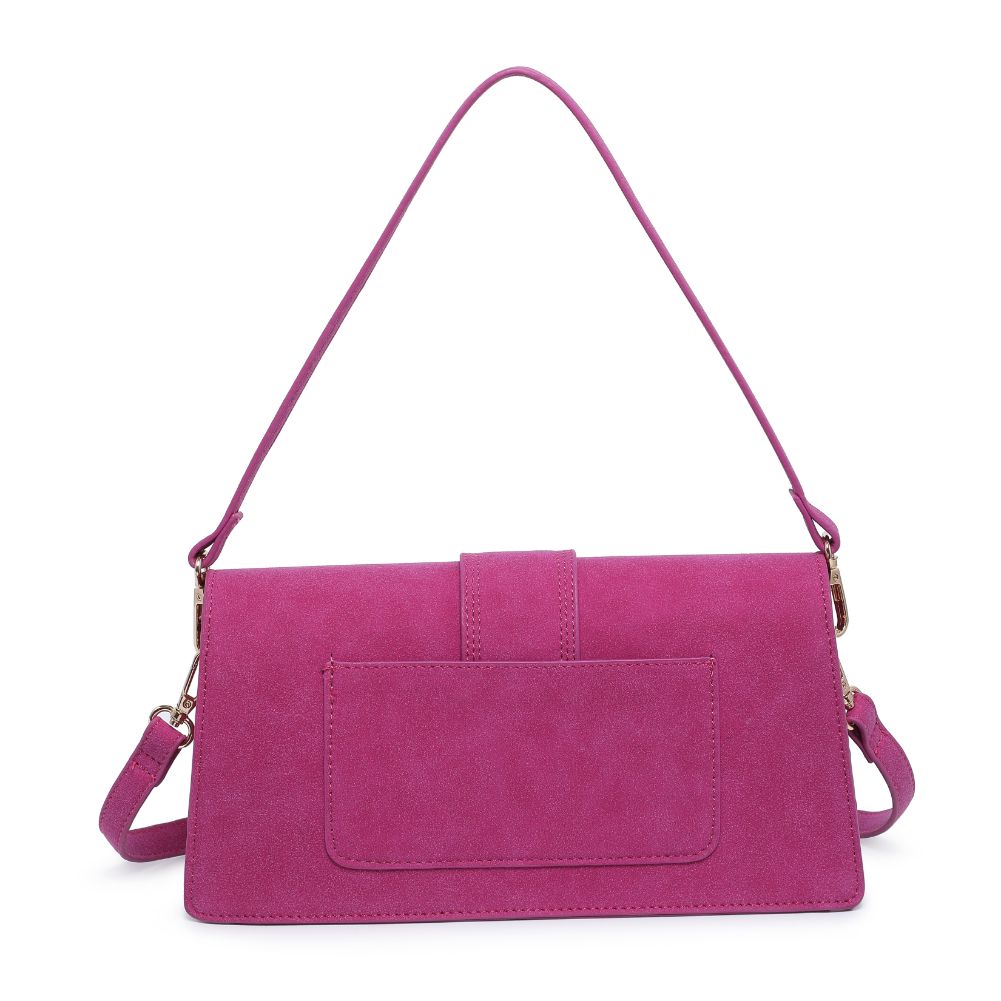 Product Image of Moda Luxe Violet - Suede Crossbody 842017130741 View 7 | Magenta