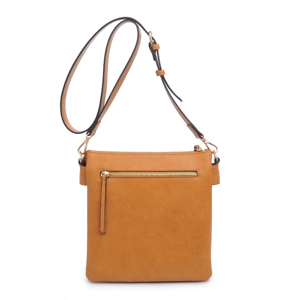 Product Image of Moda Luxe Leslie Messenger 842017128205 View 7 | Mustard