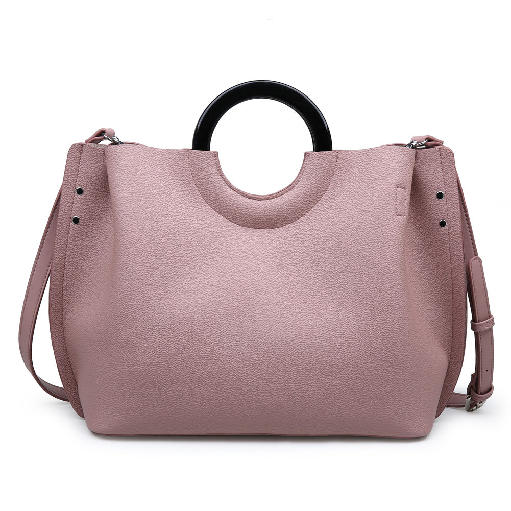 Product Image of Moda Luxe Rebecca Satchel 842017114499 View 5 | Blush