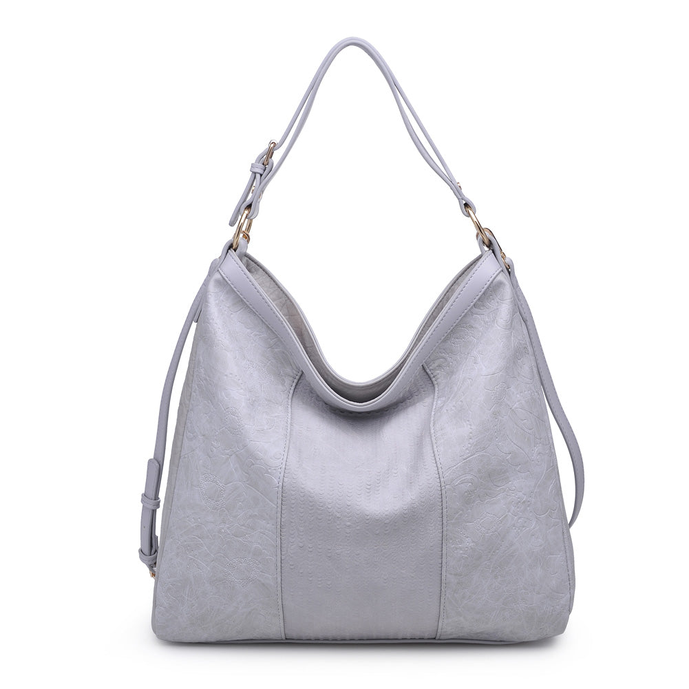 Product Image of Moda Luxe Raena Hobo 842017118251 View 1 | Grey