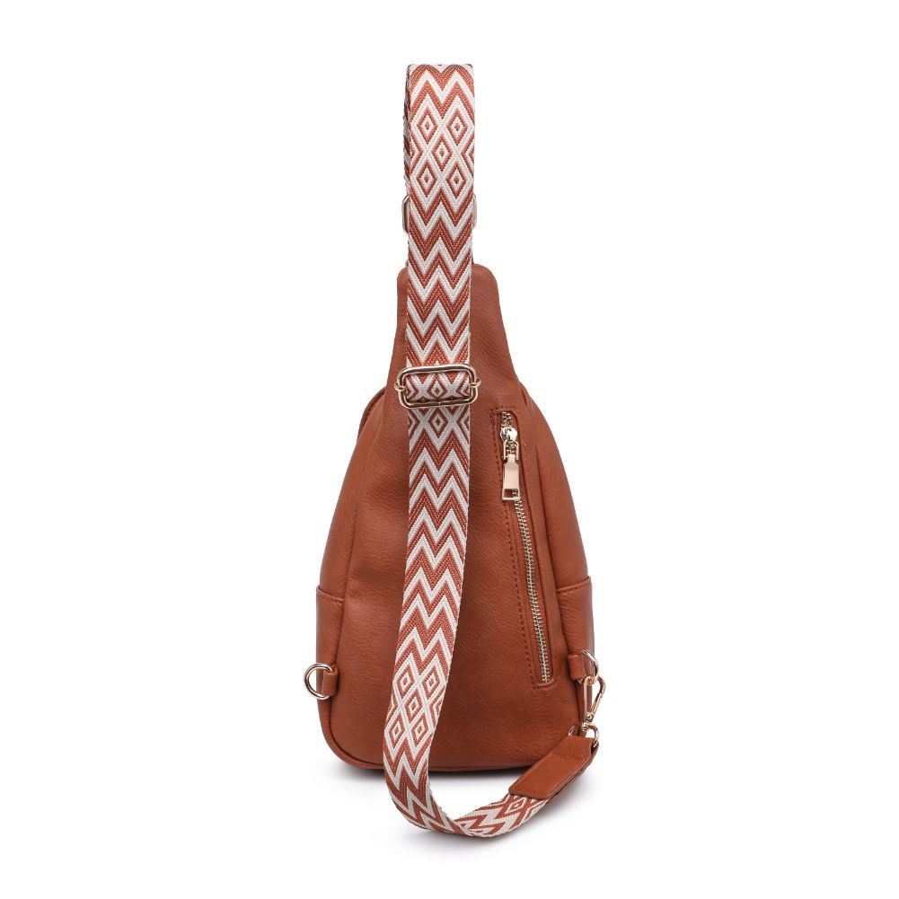 Product Image of Moda Luxe Regina Sling Backpack 842017133339 View 7 | Tan