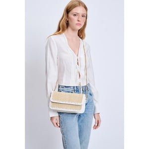 Woman wearing White Moda Luxe Exotique Crossbody 842017135272 View 2 | White