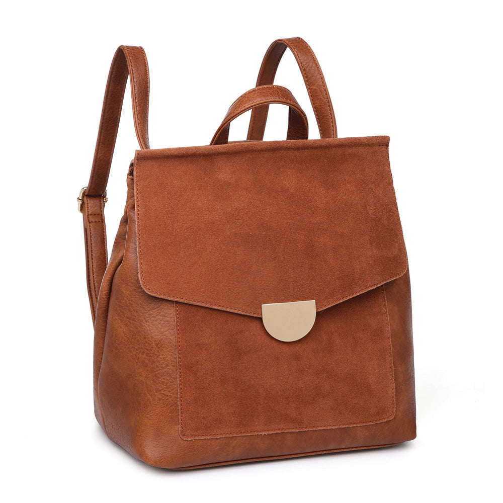 Product Image of Moda Luxe Lynn Backpack 842017119456 View 6 | Tan