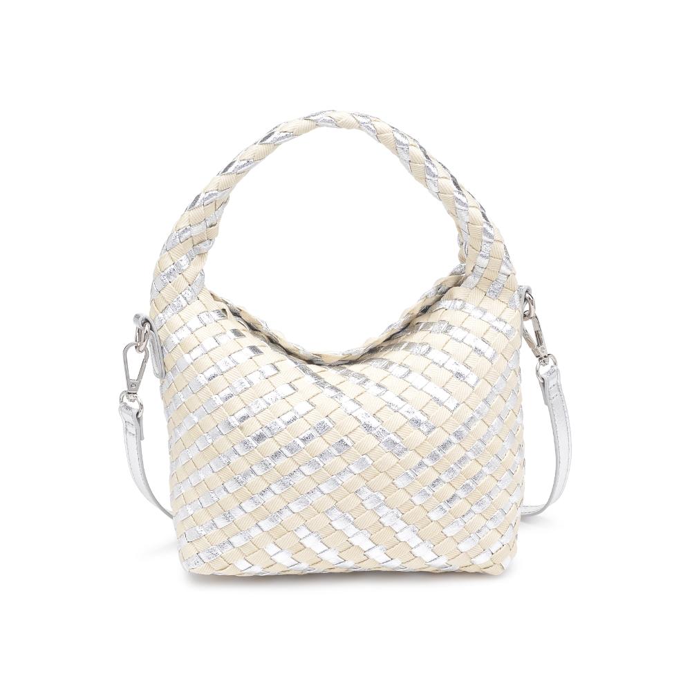 Product Image of Moda Luxe Jessamine Crossbody 842017136842 View 5 | Silver Ivory