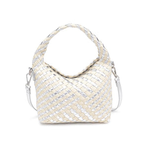 Product Image of Moda Luxe Jessamine Crossbody 842017136842 View 5 | Silver Ivory