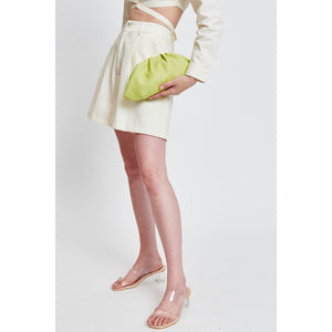 Woman wearing Lime Moda Luxe Jewel Clutch 842017131885 View 1 | Lime