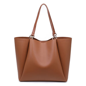 Product Image of Moda Luxe Brooklyn Tote 842017132738 View 5 | Tan