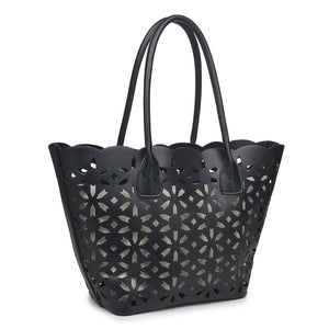 Product Image of Moda Luxe Goddess Tote 842017112235 View 2 | Black