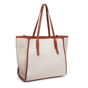 Product Image of Moda Luxe Brixley Tote 842017131625 View 6 | Natural Tan