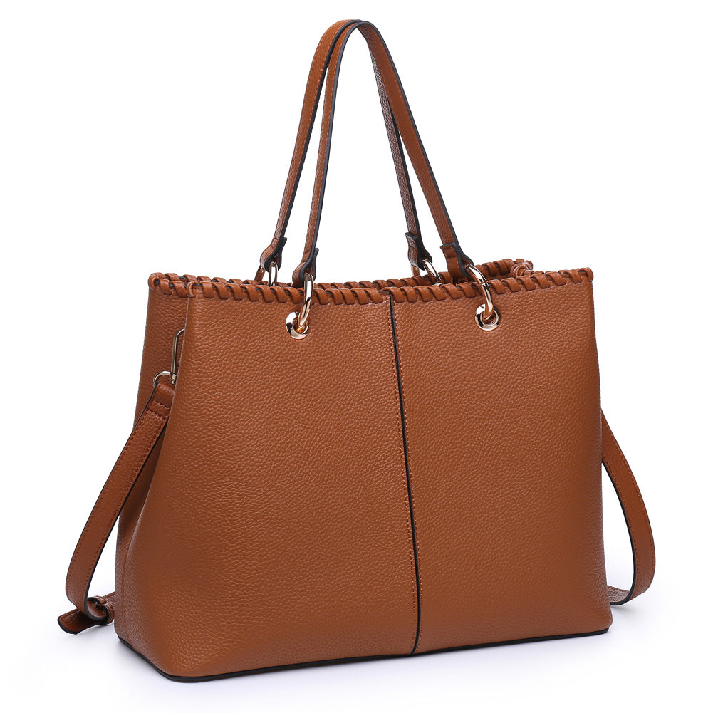 Product Image of Moda Luxe Daphne Satchel 842017119562 View 2 | Tan