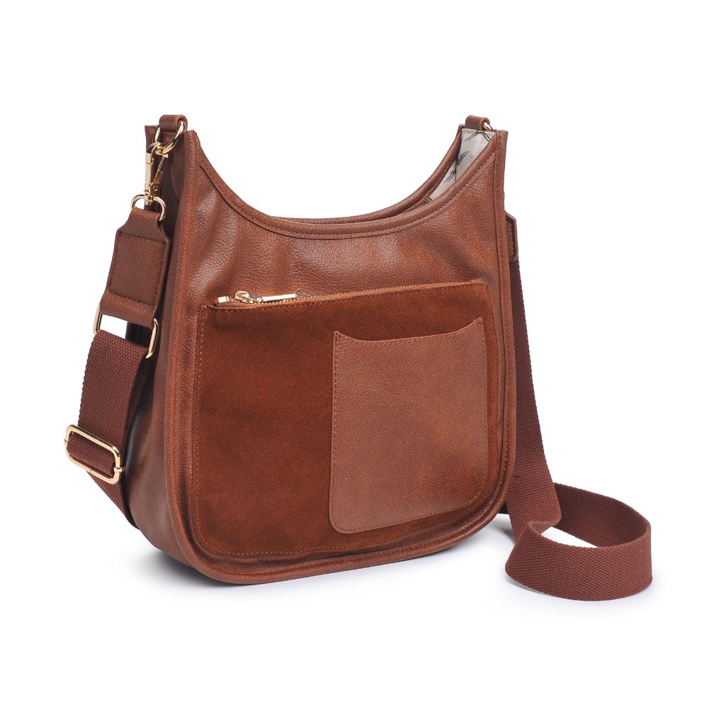 Product Image of Moda Luxe Azalea Crossbody 842017128021 View 6 | Cognac