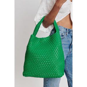 Woman wearing Kelly Green Moda Luxe Ellery Hobo 842017132110 View 4 | Kelly Green