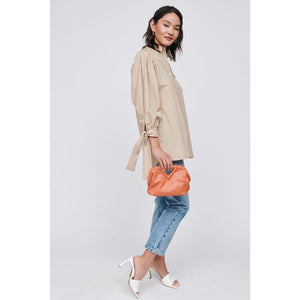 Woman wearing Tangerine Moda Luxe Kylie Crossbody 842017129103 View 3 | Tangerine