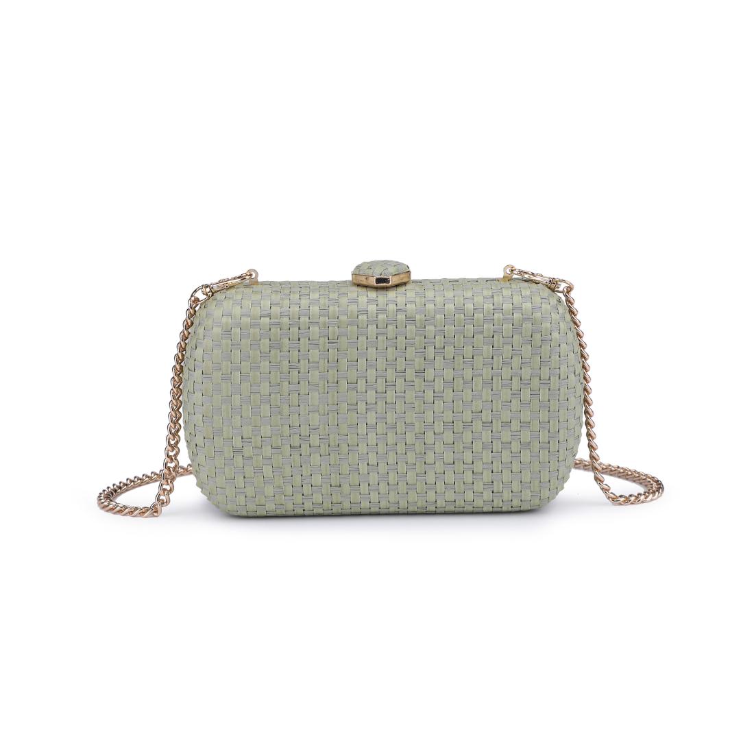 Product Image of Moda Luxe Roxie Evening Bag 842017138181 View 7 | Sage