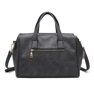 Product Image of Product Image of Moda Luxe Wyatt Satchel 842017106210 View 3 | Black