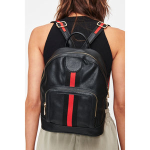 Woman wearing Black Moda Luxe Scarlet Backpack 842017128212 View 1 | Black