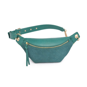 Product Image of Moda Luxe Camila Belt Bag 842017130628 View 5 | Emerald