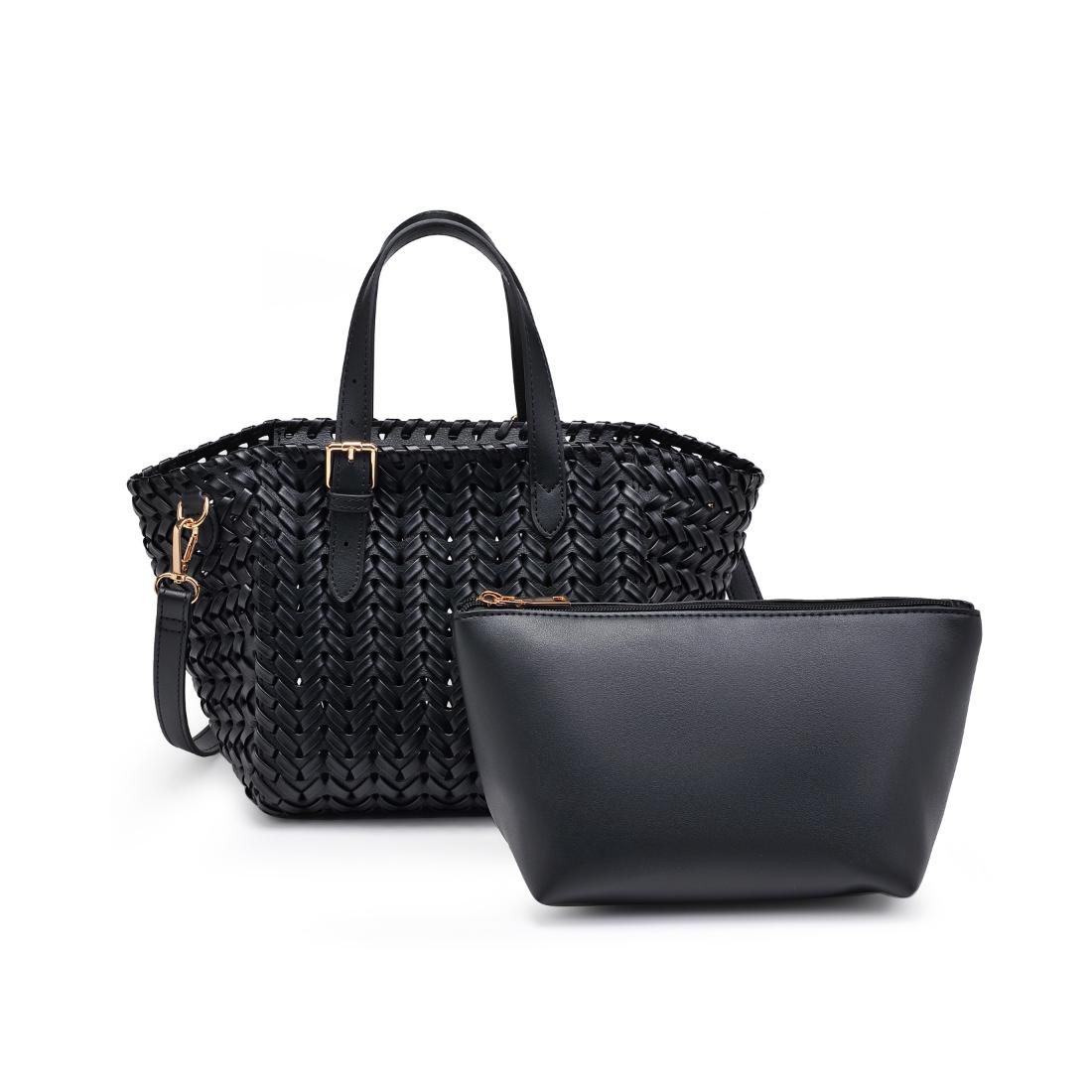 Product Image of Moda Luxe Estelle Tote 842017137740 View 7 | Black