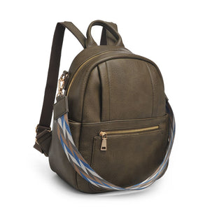 Product Image of Moda Luxe Scarlett Backpack 842017130154 View 6 | Olive