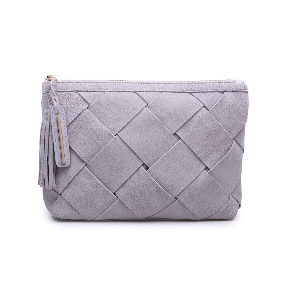 Product Image of Moda Luxe Eleanor Clutch 842017106739 View 1 | Grey