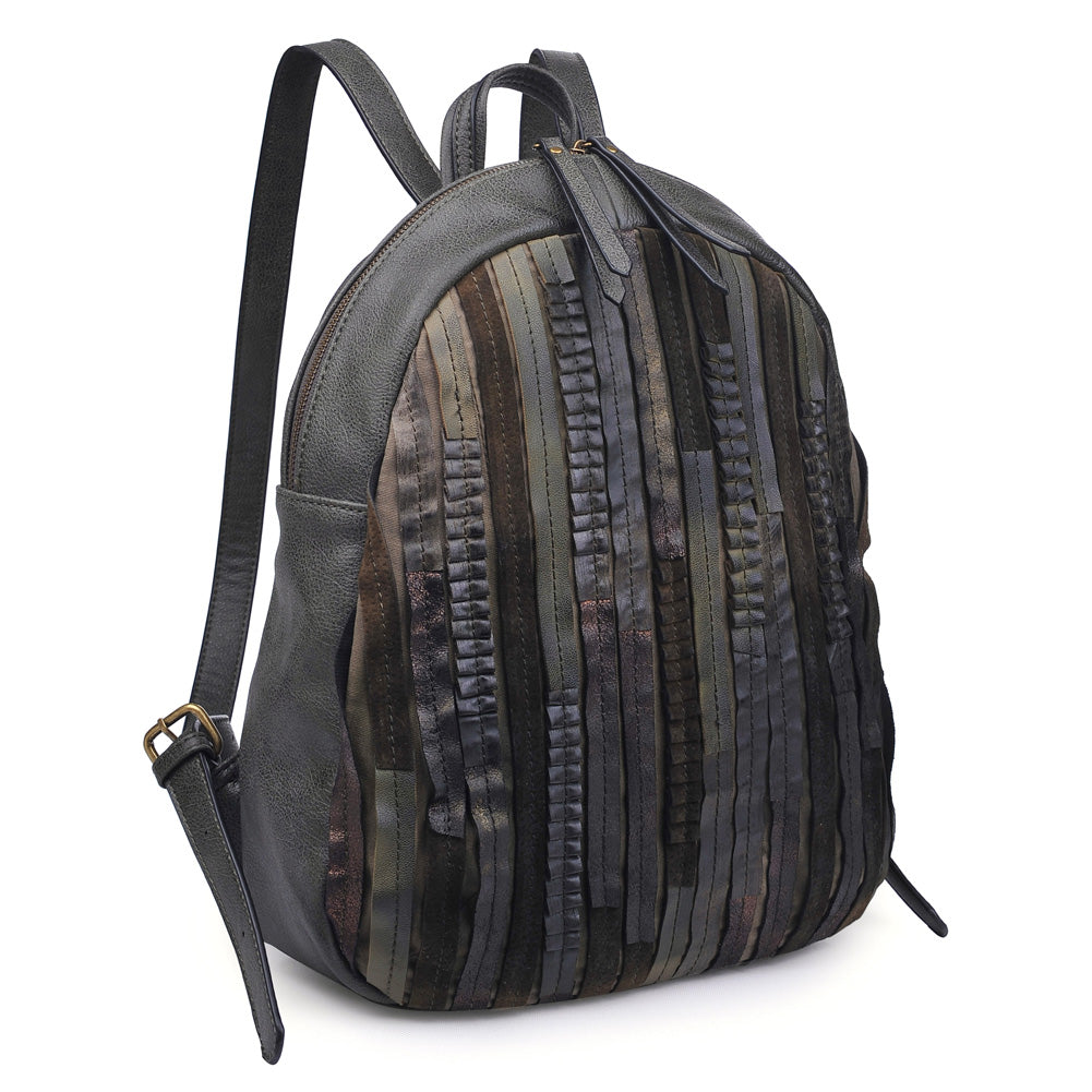 Product Image of Moda Luxe Fiona Backpack 842017110538 View 2 | Olive