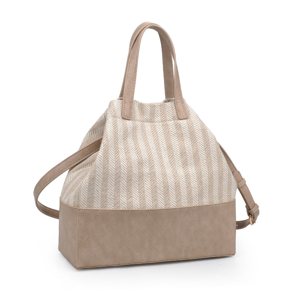 Product Image of Moda Luxe Ingrid Tote 842017124993 View 2 | Natural Herringbone