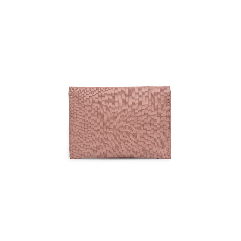 Product Image of Product Image of Moda Luxe Elle Croc Petite Card Holder 842017119951 View 3 | Mauve