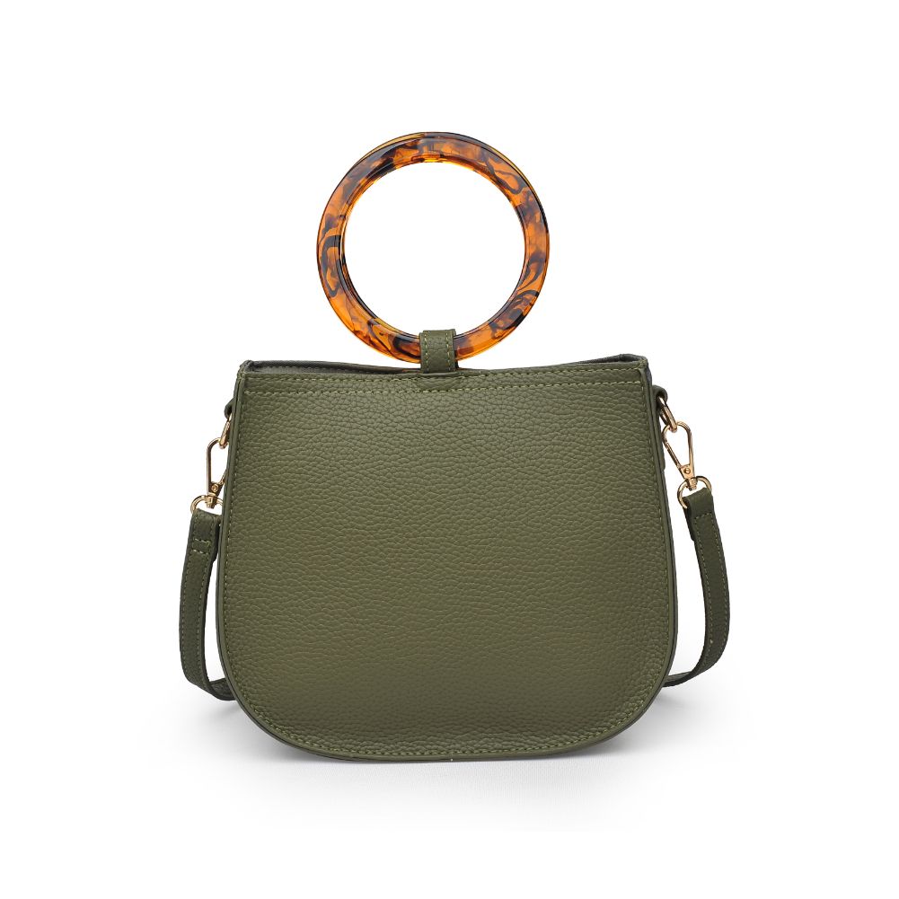 Product Image of Product Image of Moda Luxe Savanah Pebble Crossbody 842017121558 View 3 | Olive