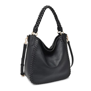 Product Image of Moda Luxe Luxelle Hobo 842017134909 View 6 | Black