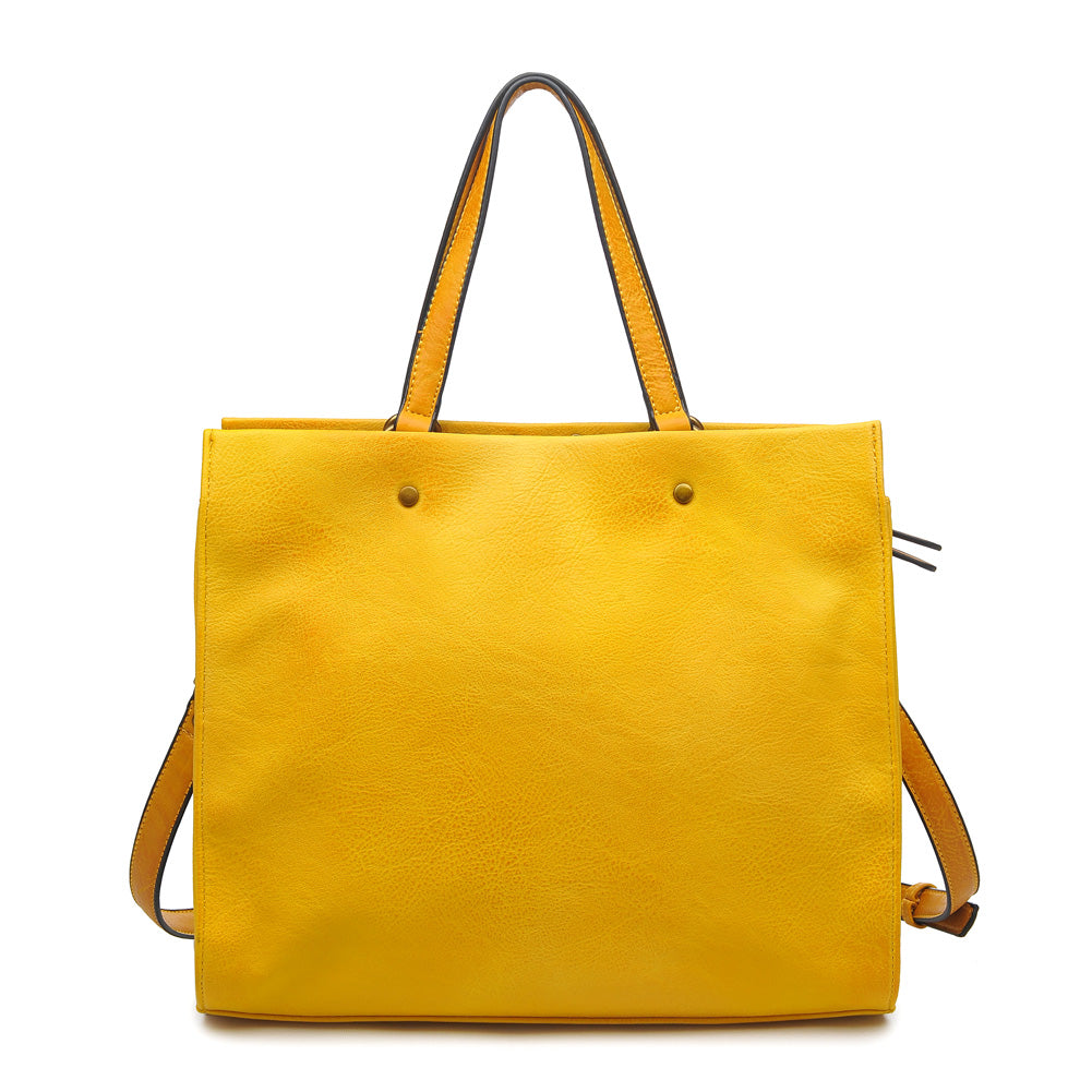 Product Image of Moda Luxe Valerie Tote 842017113744 View 7 | Yellow