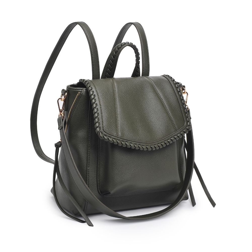 Product Image of Moda Luxe Dido Backpack 842017133230 View 6 | Olive