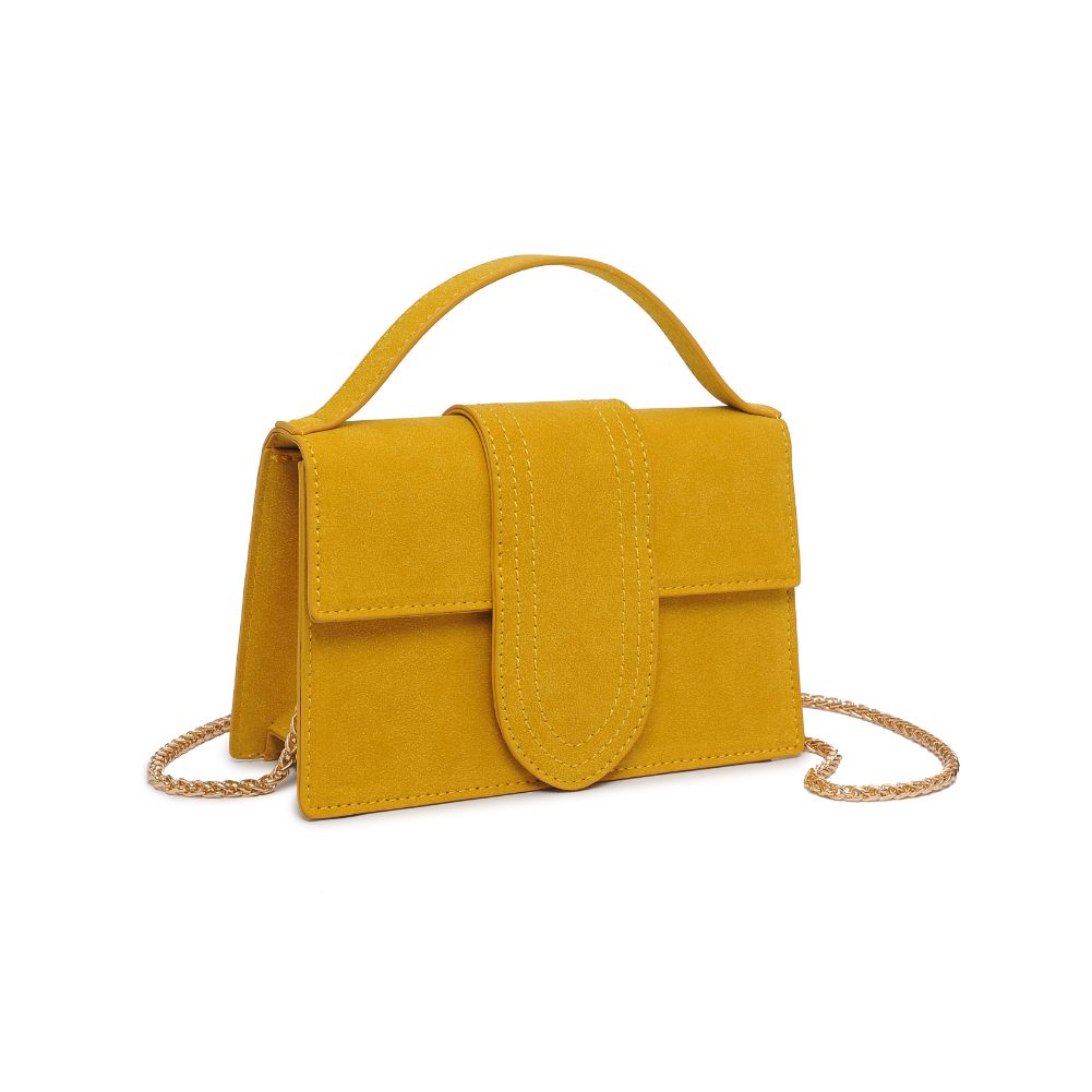 Product Image of Moda Luxe Elizabeth - Suede Crossbody 842017130574 View 6 | Yellow