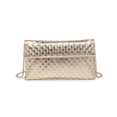 Product Image of Moda Luxe Priscilla Clutch 842017136552 View 1 | Gold