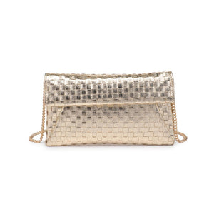 Product Image of Moda Luxe Priscilla Clutch 842017136552 View 1 | Gold