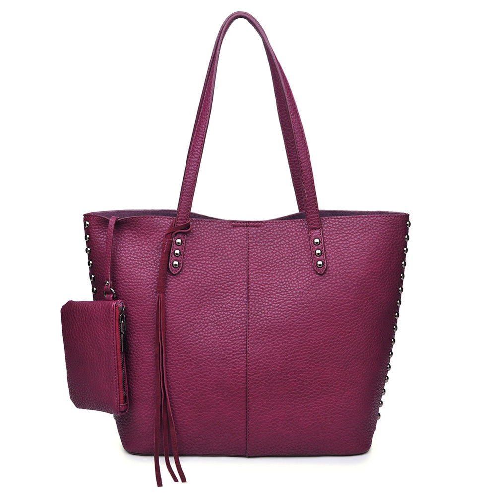 Product Image of Moda Luxe Penelope Tote 842017107576 View 1 | Wine