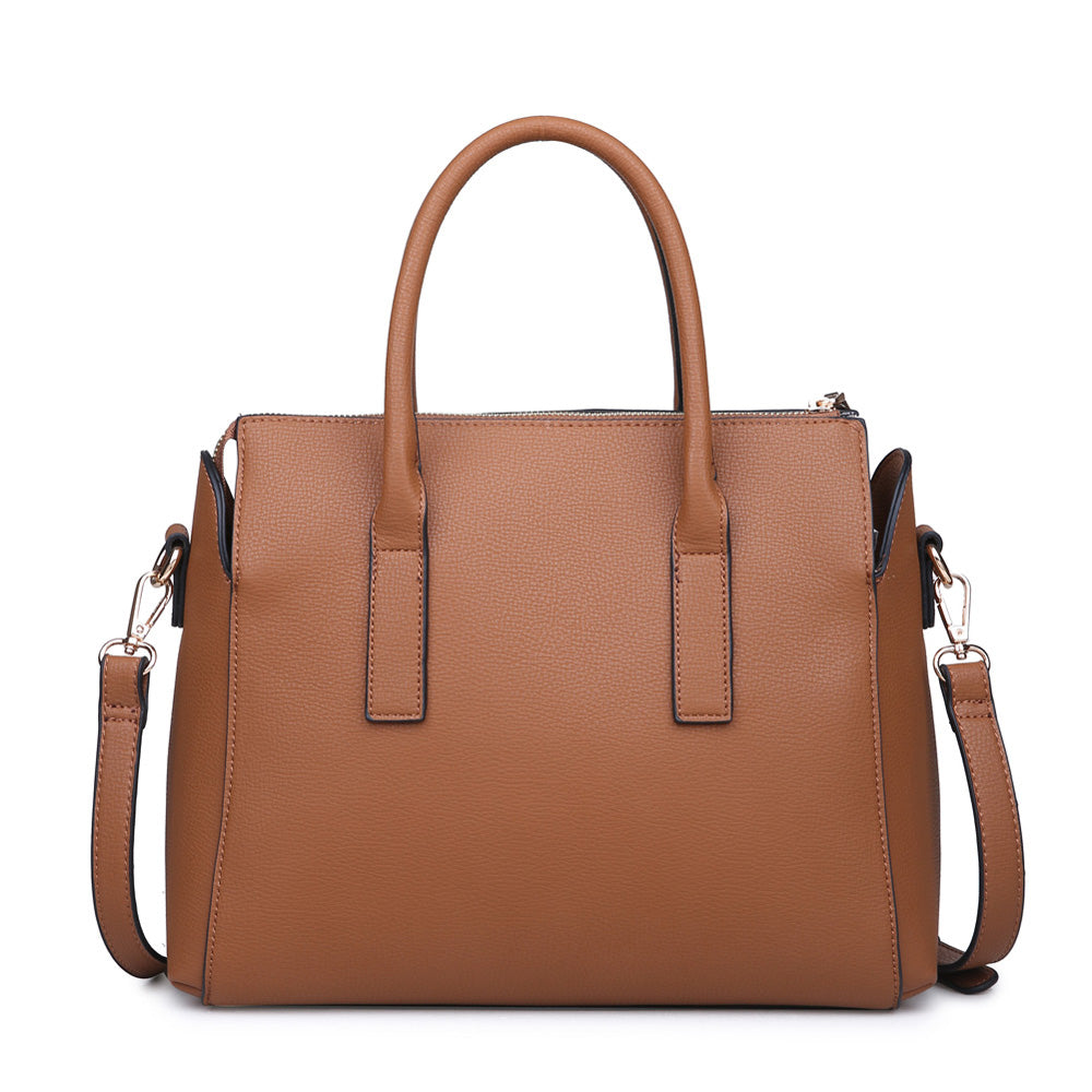 Product Image of Product Image of Moda Luxe Verona Satchel 842017114949 View 3 | Tan