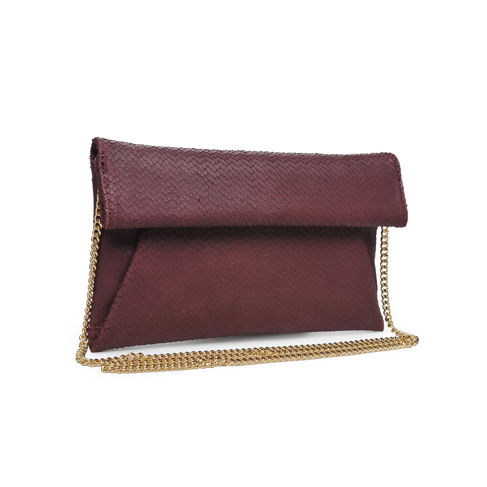 Product Image of Moda Luxe Audrey Clutch 842017118114 View 6 | Burgundy