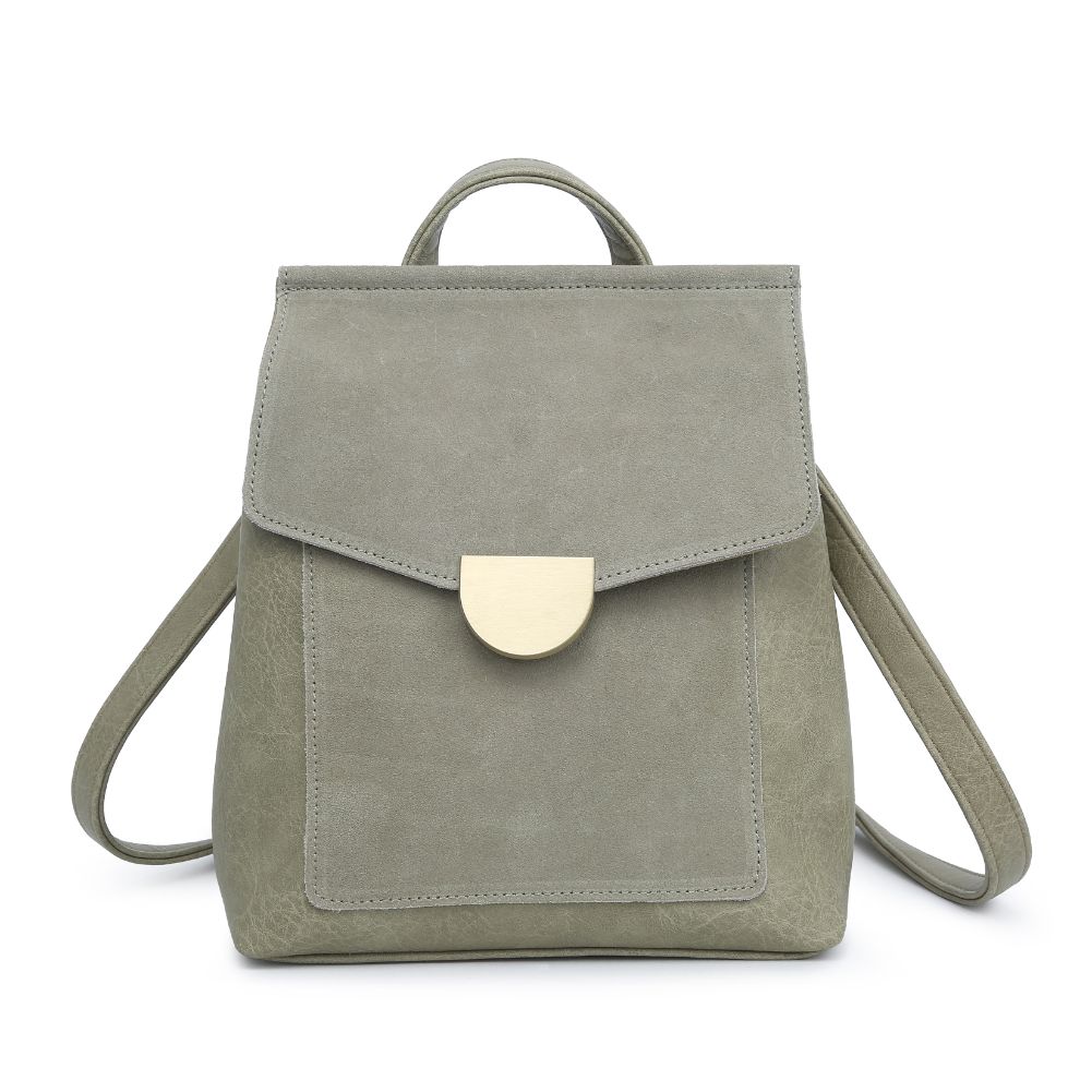 Product Image of Moda Luxe Claudette Backpack 842017127444 View 5 | Sage