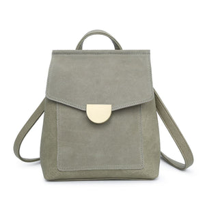 Product Image of Moda Luxe Claudette Backpack 842017127444 View 5 | Sage