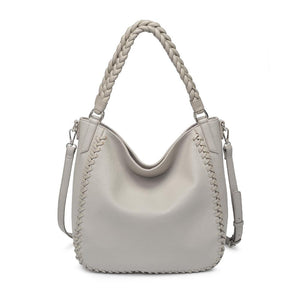 Product Image of Moda Luxe Luxelle Hobo 842017134930 View 5 | Grey