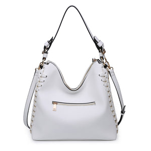 Product Image of Product Image of Moda Luxe Stephanie Hobo 842017119746 View 3 | White