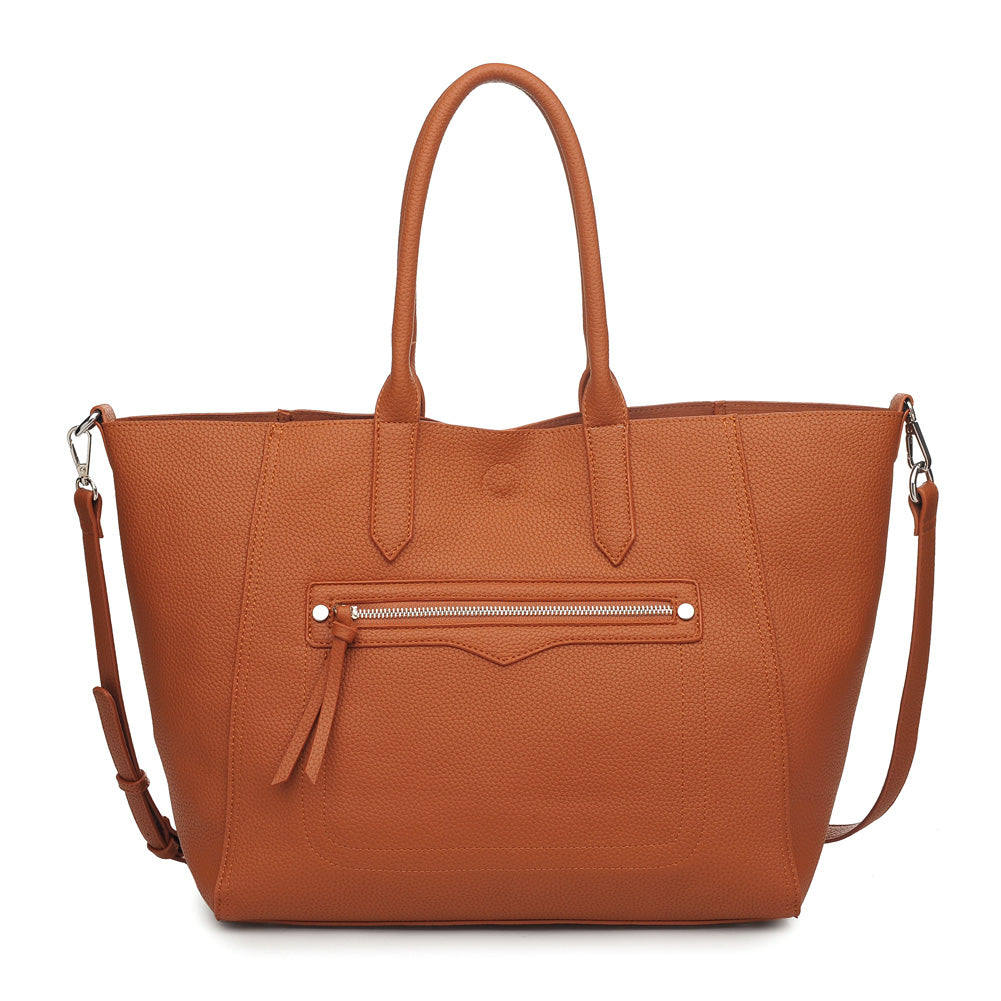 Product Image of Moda Luxe Camden Tote 842017116769 View 1 | Tan