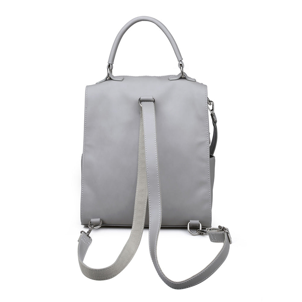 Product Image of Moda Luxe Brette Backpack 842017114703 View 7 | Grey