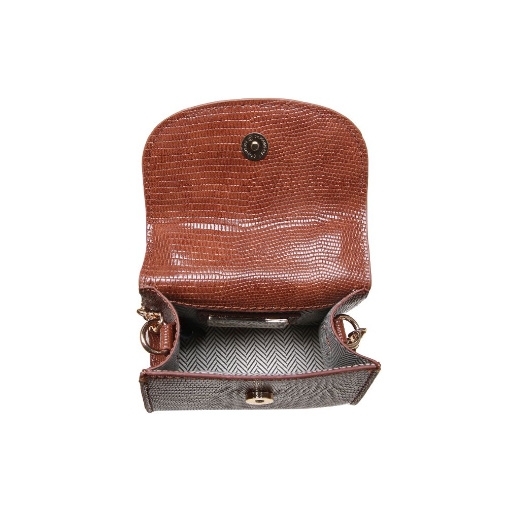 Product Image of Moda Luxe Farah Crossbody 842017125990 View 4 | Chocolate