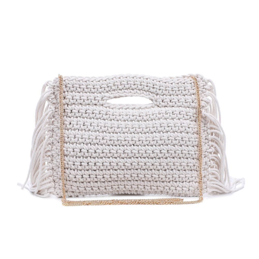 Product Image of Moda Luxe Frankie Handbag 842017129745 View 7 | Ivory