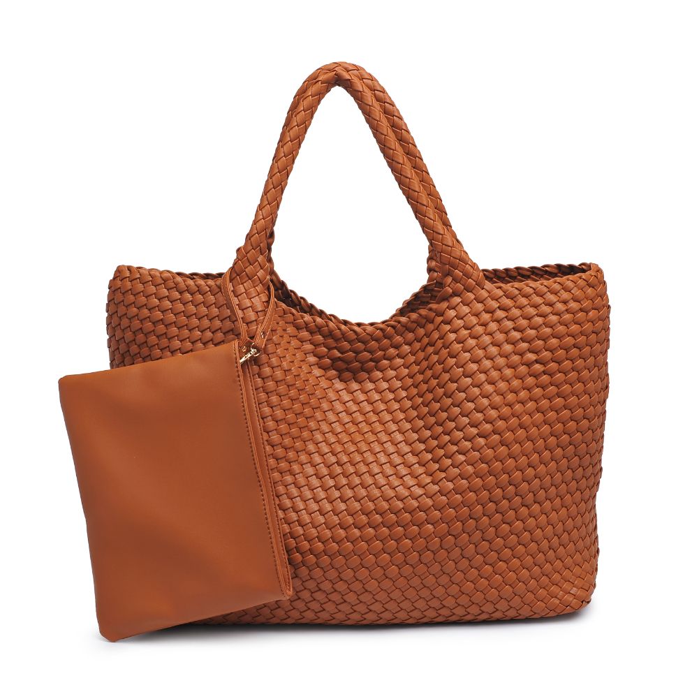 Product Image of Moda Luxe Solana Tote 842017132172 View 5 | Tan