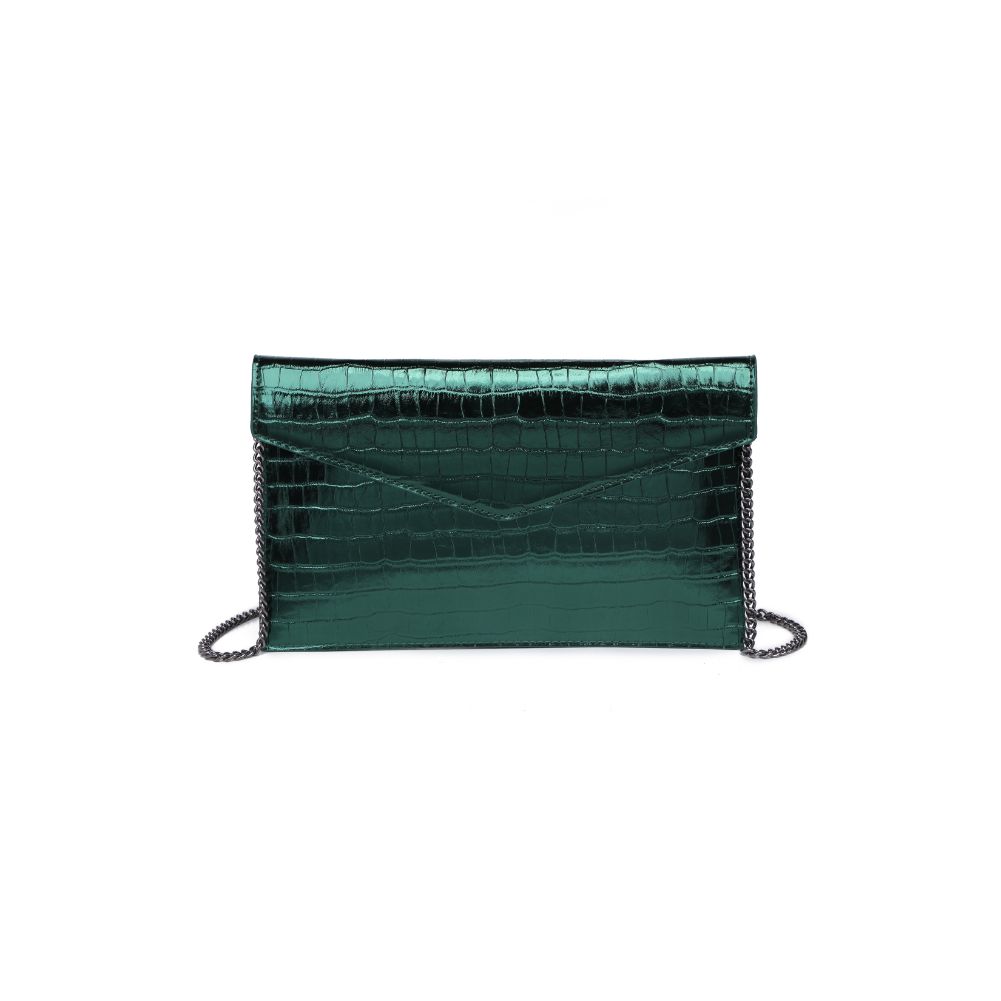 Product Image of Moda Luxe Katniss Clutch 842017133759 View 5 | Emerald